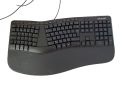 Microsoft Multimedia Ergonomic Refurbished Keyboard - Black. 