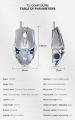 T-Wolf G530 Robocop Wired Gaming Mouse With 6400 DPI. 