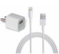 Original Genuine USB Wall Charger Cube Power Adapter,Plus Lightning Charging cable for Apple iPhone iPod 5 6 7 8 Plus X. 