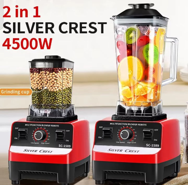 SILVER CREST JUICER BLENDER MACHINE 2 IN 1 - 4500W - IMPORTED - 1 YEAR WARRANTY