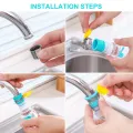 Faucet Extenders Kitchen Faucet Extender 360 Degree Adjustable Water Tap Extension Filter Shower Bathroom Faucet Extender Water Saving Splash-proof Kitchen Accessories  Saving Splash-proof  Kitchen Gadgets Water Filter Accessories. 