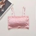 Bra for Girls,Free size removable strapless lace with lite removable pad bra. 