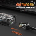 New transparent type-c docking station 5-in-1 usb hub laptop multi-function docking station. 