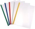 A4 Size Plastic Clear Sliding Bar Report Covers,Pack of 10. 