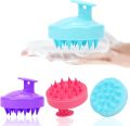 Shampoo Massager Brush Scalp Hair Scrubber with Soft Silicone Bristels For All Type Of Hairs Straight Curly Wet Dry For Men Women Children. 