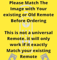 Waves AC Remote Control ZC/LW-01 (Please ONLY Order If Your Previous Is Exactly Same). 