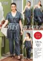 3-Pieces Bridal Nightwear For Girls & Women - 3 Pcs Bridal Robe Long Gown Set for Women Shirt + Touser Set for Women Ladies Sleep Wear Night Wear (Complete Sleeping Suit) for Women and Girls. 
