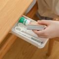Hidden Drawer Under Table Plastic Desk Organizer Storage Box - Multicolor Under Desk Drawer,Hidden Drawer Storage Box,Tray Mini Desk Organizer Expandable Drawer Tray Self-Stick Pop-Up Hanging Drawer for Pencil,Pen,Office Items - 1 PCs. 