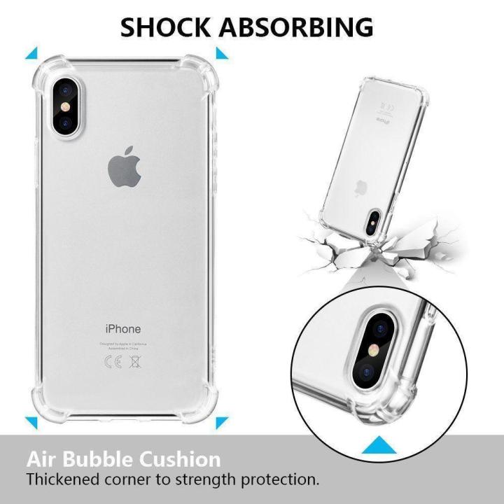 Iphone%20XS%20Case,%20Crystal%20Transparent%20Slim%20Anti%20Slip%20Full-Body%20Protective%20Phone%20Case%20Cover%20for%20Iphone%20XS%20(Clear%20Anti-Shock%20TPU)%20-%20Image%203