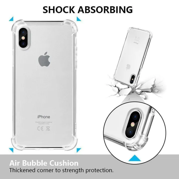 Iphone%20X%20Case,%20Crystal%20Transparent%20Slim%20Anti%20Slip%20Full-Body%20Protective%20Phone%20Case%20Cover%20for%20Iphone%20X%20(Clear%20Anti-Shock%20TPU)%20-%20Image%203