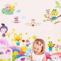 XL8093 wall stickers cartoon children's room decoration living room bedroom wall stickers kindergarten classroom decoration decorative wall sticker. 