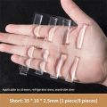 Silicone Invisible Anti-collision Strip Perforation-free Handle Non-marking Mute Buffer Furniture Wall Protection Door Stops. 