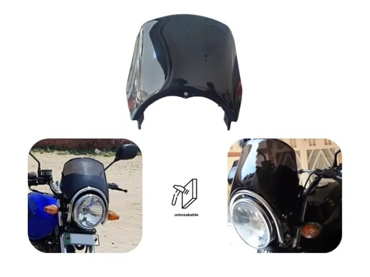 Yamaha YBR 125 G Windsheild  and for all round shape lights