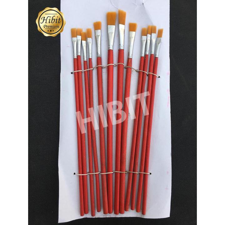 12 Multi shapes Artist Paint Brush Set For Water colour