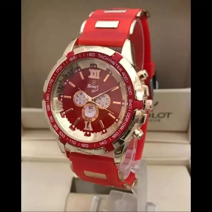 Stylish Watch for Boys | Rubber Strap Analog Watch For Men | Sports Analog Watch with Rubber Straps  for men