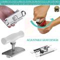 Adjustable Multi-function Bottle Cap Opener Stainless Steel Lids Off Jar Opener Labor-saving Screw Can Opener for Kitchen Gadget. 
