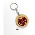 avengers shild wood keychains. 