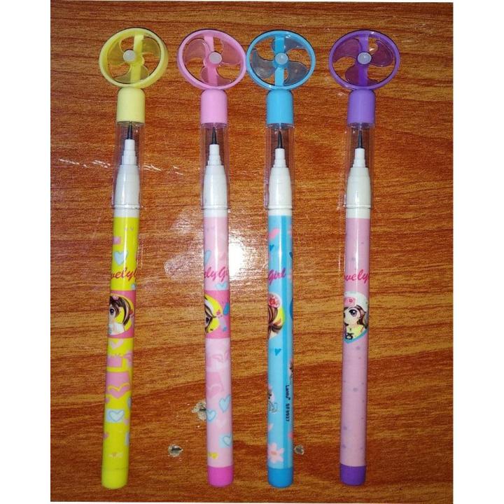 Lantu Non Sharpening Pencil (Fan / windmill Design) (4 Pcs)