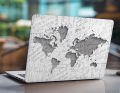 Physical formulas World map Laptop Skin Vinyl Sticker Decal, 12 13 13.3 14 15 15.4 15.6 inch Laptop Skin Sticker Cover Art Decal Protector Fits All Laptops. 
