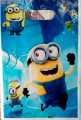 Pack of 10 Party Plastic Goodie Bags Birthday Gift Bags Minions Theme Bags. 