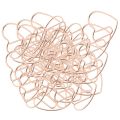 100 Pieces Heart Shaped Paper Clips for Office School Rose Gold. 