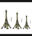 HT     Metal Eiffel 4 to 5 inch Figurine Metal Paris Eiffel Tower Metal Craft Famous Landmark Building Metal Statue For Gift & Home. 
