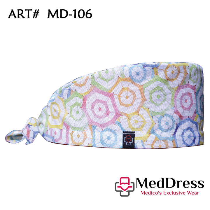 MedDress Designed Surgical Caps | ART# MD-106 | Surgical Caps for Doctors | Unisex Surgical Caps | Premium Quality Surgical Caps