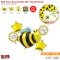 Honey Bee Foil Balloon Collection Set, Decorations Party Supplies, Happy Birthday & Baby Shower Parties Decor, Jungle Theme, Kids Foil Ballon, Photo Booth Backdrops Decorations, Bees, Insect, Cartoon Character Decorative Balloons : xz6VKU6q, BBVtRVgm. 