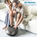 RENPHO Shiatsu Foot Massager Machine with Remote Control, Heat, Electric Deep Kneading Air Compression Therapy, Circulation, Relief Foot Pain from Plantar Fasciitis, Neuropathy, Chronic Nerve Pain Therapy, Improve Blood Circulation - Imported from UK. 