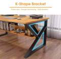 Home Office Desk with Bookshelf – Heavy-Duty Computer & Study Table. 