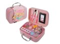 Make Up Toy for Kid Pretend Play Makeup Set Safety Non-toxic Makeup Kit Toy for Girls Mermaid 2in1 Realistic Beauty Makeup Jewelry Bag Very High Quality Glitter Skin Kids Beauty Bag with Many Accessories Nail Art Kids Makeup & Jewelry Perfect For Gifting. 