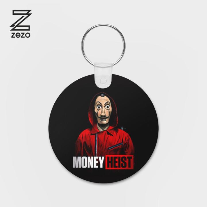 Money Heist School Bag Keychain for (Boys & Girls) - High Quality Printed by zezo.