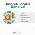 MaAssalama Tasbeeh Sandrus\Sandlus | Turkish Hand Made Counter | Hand Made Tasbeeh | Prayer Beads | High Qualitu Tasbih | Hajj & Umrah Products | Hajj Accessories | Umrah Gadgets | Medium Size 99 Beads Tasbeeh Counter. 