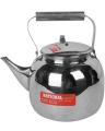 Tea Kettle Stainless Steel with lid Wood Handle Size 18. 
