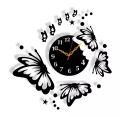 HOME COMFORT Wooden Wall Clock-3D Watch DIY Design Decoration Birds Numeral Quartz For Home Décor Living Room And Offices And For Gifts Wooden Wall Decoration and Clock. 