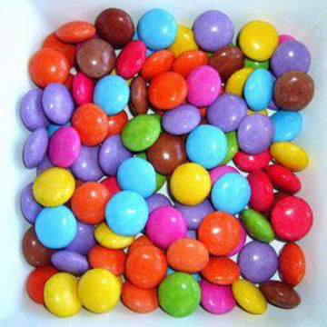 Chocolate Bunties small 1kg jar |Choco Beans | Colourful Bunty