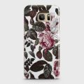 Samsung S7 Edge Cover - SkinLee HQ Hard Case - Shadow Blossom Vintage Flowers - SKINLEE-244-1-28-75. 