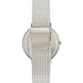 Emporio Armani Silver Mesh Bracelet Silver Dial Quartz Watch for Ladies - AR11128. 