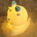 LED Luminous Cartoon Little Dragon Night Light Toys Portable Kids Bedroom Bedside Desk Light Atmosphere Lamp Decor. 