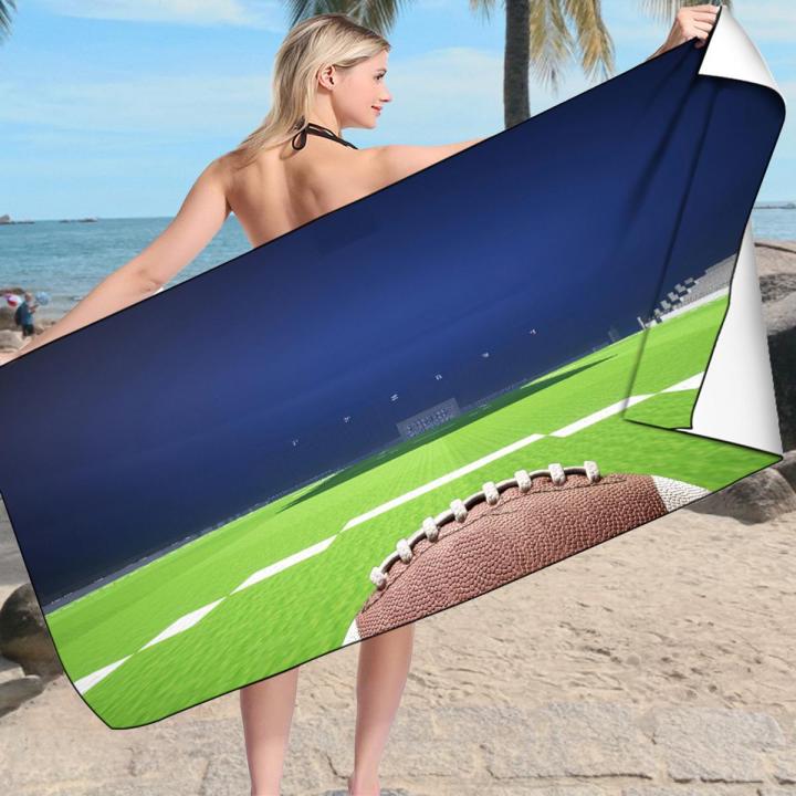 Swimming Towel Allergy Free Baseball Football Ball Beach Towel