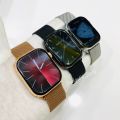 Watch 9 Max with Metal Magnetic Chain Straps Smartwatch | Stainless Steel Body | Full Edge Display | Bluetooth Calling | All Sports Functions. 