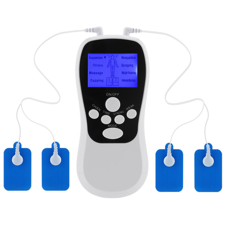 Rechargable Digital Therapy Tens Machine -Electric Body Massager Health Tens Acupuncture Digital Therapy Machine Device Relaxing Massage & Relaxation