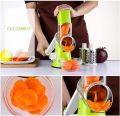 Stainless Steel Manual Vegetable Cutter Slicer Round Slicer Potato Cheese Chopper Blades Multifunctional Kitchen Gadgets Cutting Machine. 