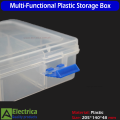 G200 F200 Multi-Functional Plastic Tool Box – Durable Organizer with Adjustable Compartments for Tools, Stationery, and Electronic Parts by Electrica. 