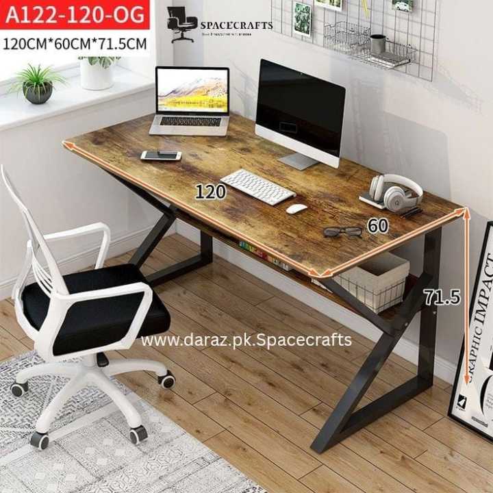 Home Office Desk with Bookshelf – Heavy-Duty Computer & Study Table