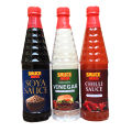 Sauce Boss I Trio Pack I Vinegar, Soya Sauce, Chilli Sauce I 800 ML I Premium Quality I Bachat Pack I Wholesale Rate. 