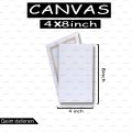 1 Piece Of 4X8 Inches Canvas For Painting - 4 x 8 Canvas Board. 
