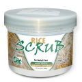 Rice Face Scrub Suitable for All Types Skin suitable for both Men & Women | Organic Rice Scrubs Deep Hydration. 