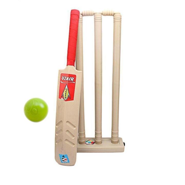 Cricket Bat Cricket Ball with Wicket Set For Kids - 18 Inches Children's Plastic cricket balls playing Set sports toys