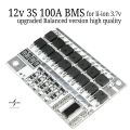 3S 100A BMS 12v bms 12.6v 11.1v for lithium battery 3s/4s/5s Bms 12v 16.8v 18v 3.2v 100a Bms For Lifepo4 Lithium Iron Phosphate Lithium Battery Protection Circuit Board Li-polymer Balance Charging 3S BMS 12V 100A Li-ion LMO lithium 3.7v in pakistan. 
